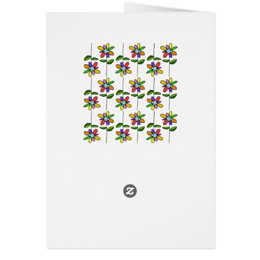 colorful & beautiful flowers pattern (Back)