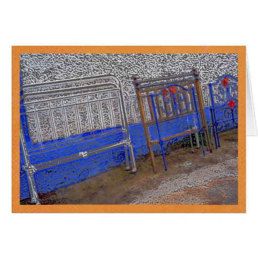 Colorful bedframes in Portugal Cards (Front Horizontal)