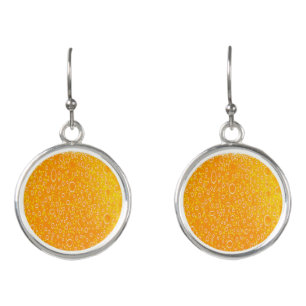 Colorful beer earrings