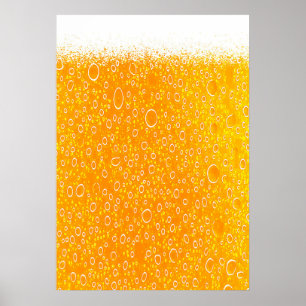 Colorful beer poster