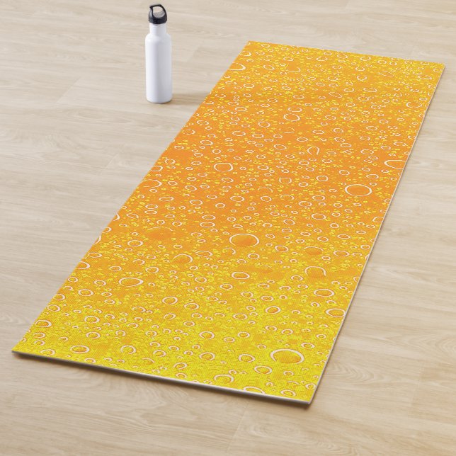 Colorful beer yoga mat (In Situ)