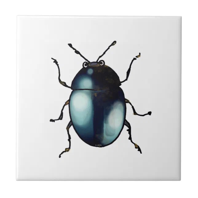 colorful beetle bug ceramic tile | Zazzle