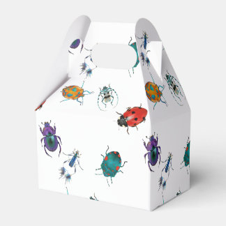 Colorful beetles favor boxes