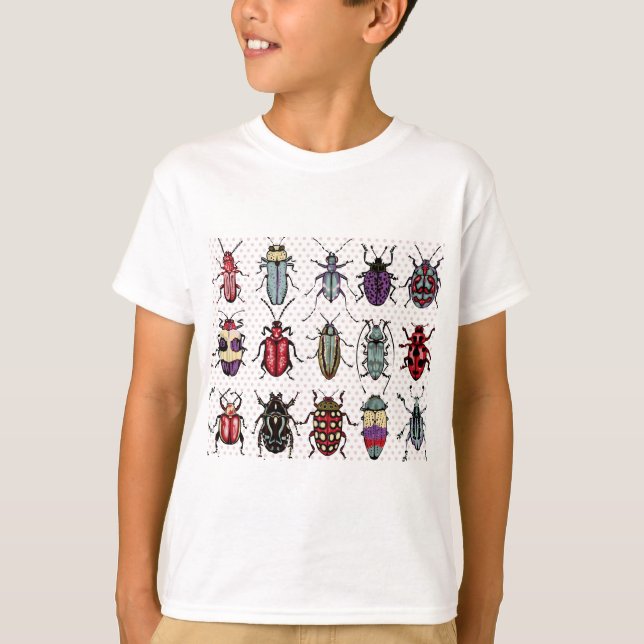 Colorful Beetles T-Shirt (Front)