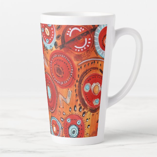 Colorful Beginning Latte Mug (Right)