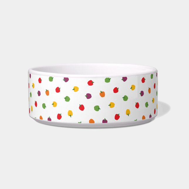 Colorful Bell Peppers Bowl (Front)