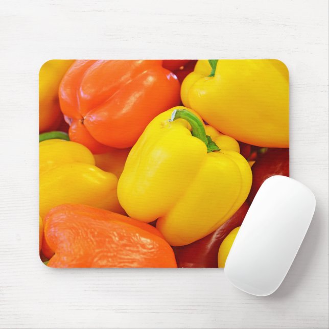 Colorful Bell Peppers Collection  Mouse Pad (With Mouse)
