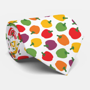 Colorful Bell Peppers Neck Tie