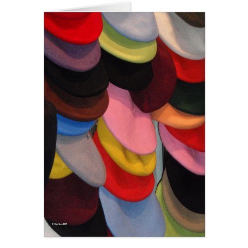 Colorful Berets Card