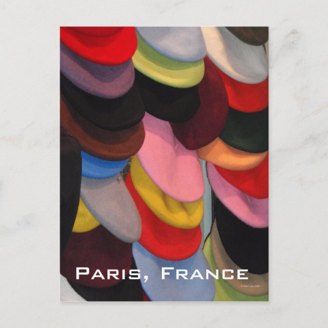 Colorful Berets Postcard (Front)