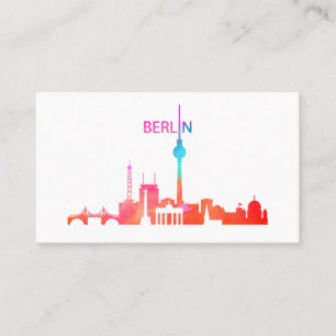 Colorful Berlin Business Card