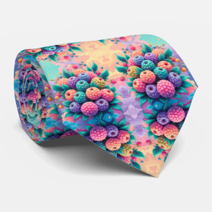 Colorful berries for Fathers Day Neck Tie
