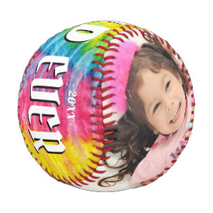 Colorful Best Dad 2 Photos Father`s Day  Baseball