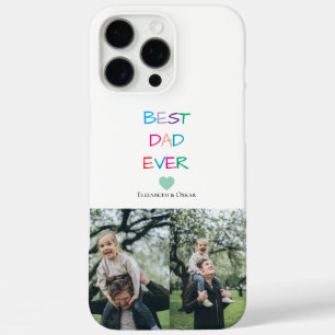 Colorful "Best Dad Ever" – Fun & Heartfelt Gift iPhone 16 Pro Max Case