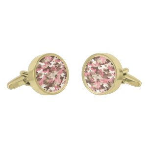 Colorful Best Man Gift Camo Print Cufflinks