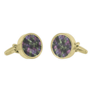 Colorful Best Man Gift Crocodile Print Cufflinks