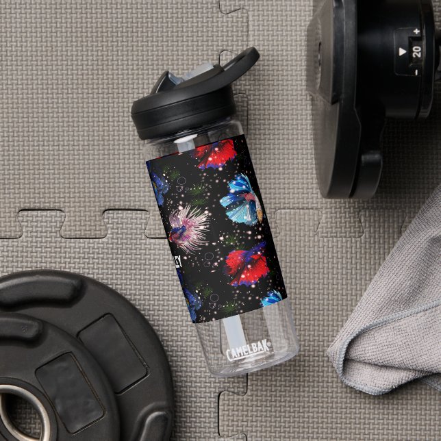 Colorful Betta Fish Water Bottle (Gym)
