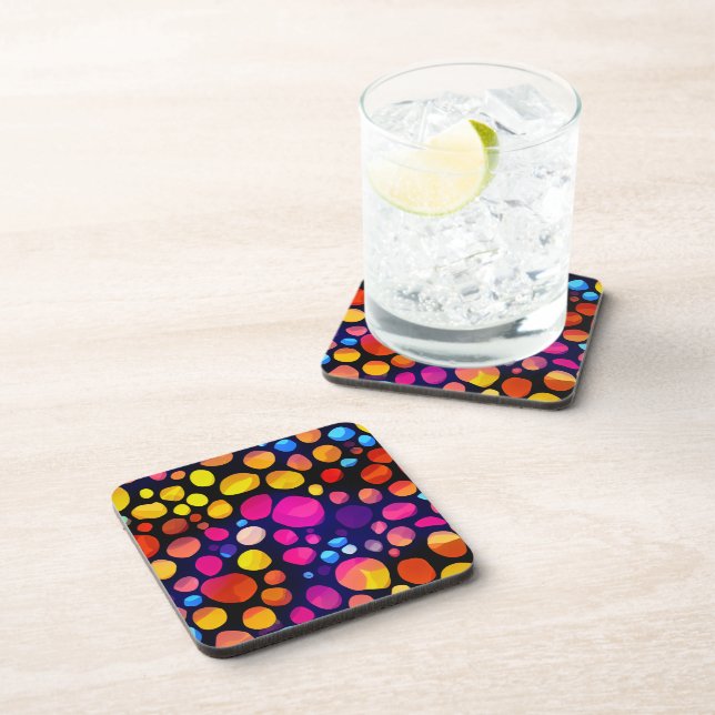 Colorful Beverage Coaster (Right Side)