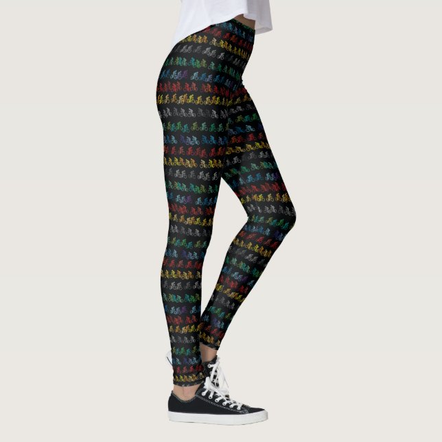 Colorful Bicycle Leggings (Right)