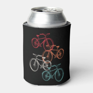 Colorful bicycles can cooler