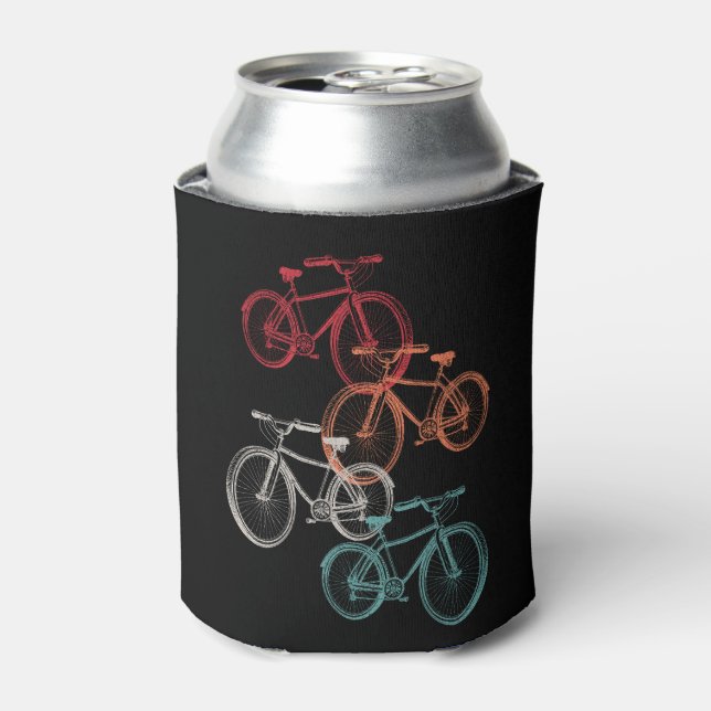 Colorful bicycles can cooler (Can Front)