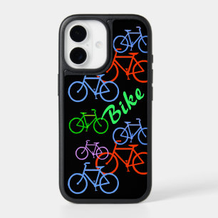 Colorful Bicycles on Black iPhone 17 Case