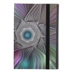 Colorful Big Flower Abstract Trippy Fractal Art iPad Mini 4 Case
