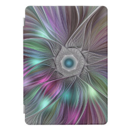 Colorful Big Flower Abstract Trippy Fractal Art iPad Pro Cover