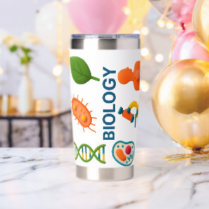Colorful Biology Science Stainless Steel Tumbler