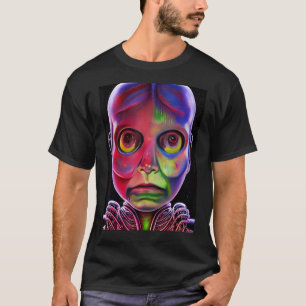 Colorful Biomechanical Artificial Intelligence Cyb T-Shirt