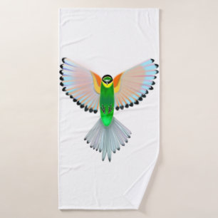 Colorful Bird Bath Towels