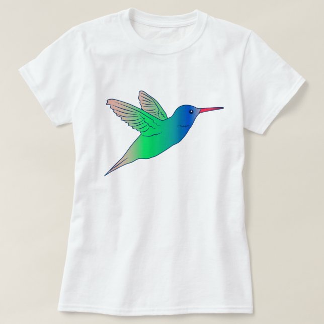 Colorful Bird Graphic T-Shirt (Design Front)