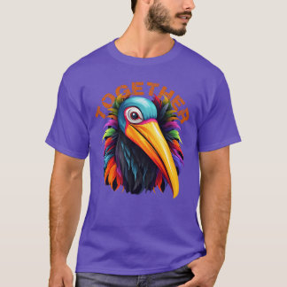 Colorful Bird Lover Art Vibrant Bird Inspiration f T-Shirt