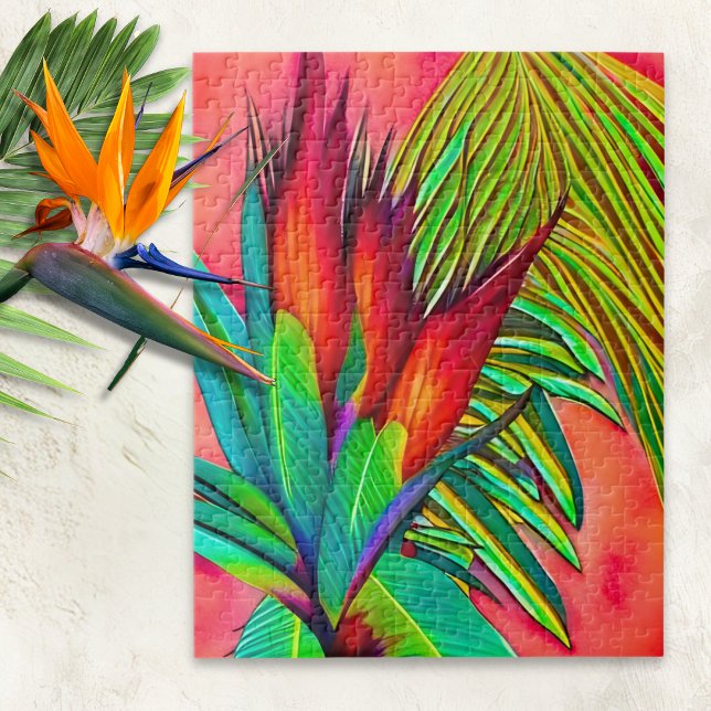 Colorful Bird of Paradise Flower Jigsaw Puzzle (Creator Uploaded)