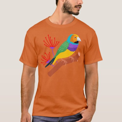 Colorful Bird T_Shirt