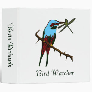 Colorful Bird Watcher Personal Binder