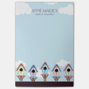 Colorful Birdhouses Notes & Reminders