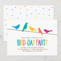 Colorful Birds Birthday Party