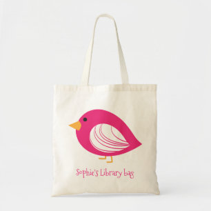 Colorful birds kid's library Tote Bag