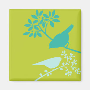 Colorful Birds Magnet