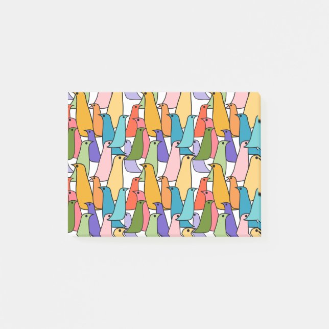 Colorful Birds  Notes (Front)