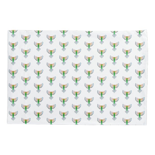 Colorful Birds Pillow Case (Back)