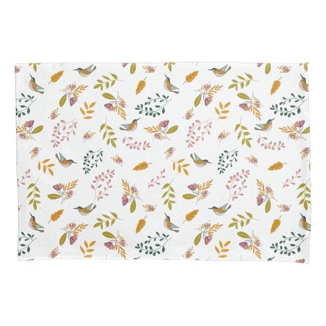 Colorful birds Pillowcase (Front)