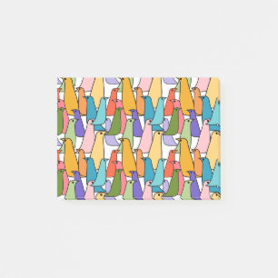 Colorful Birds  Post-it Notes