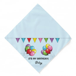 Colorful Birthday Balloons - It&#39;s My Birthday Bandana