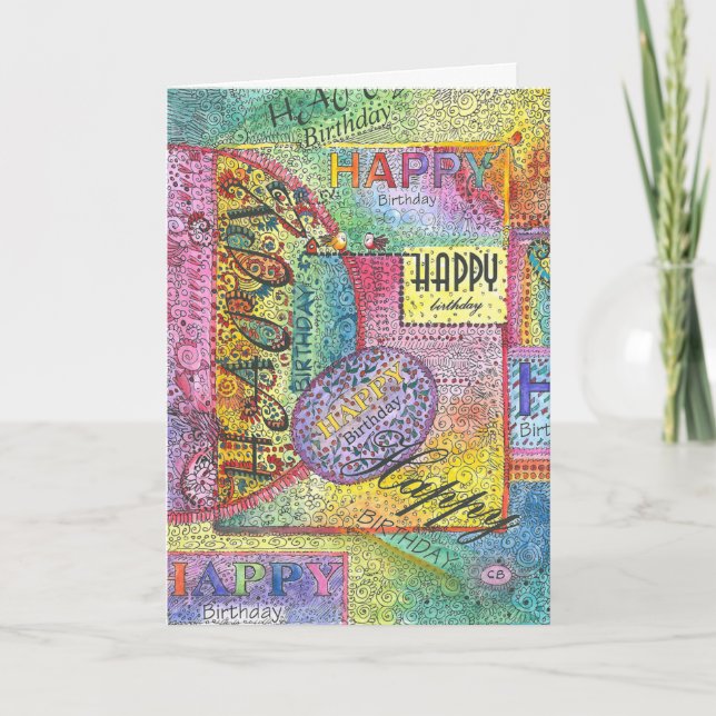 "Colorful" Birthday Card (Front)
