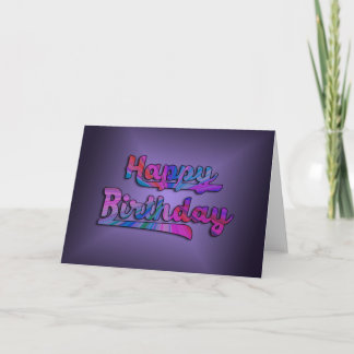 Colorful Birthday Card
