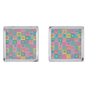 Colorful Birthday Party Cufflinks
