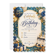 Colorful Birthday Party Invitation – Fun & Festive