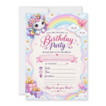 Colorful Birthday Party Invitation – Fun & Festive